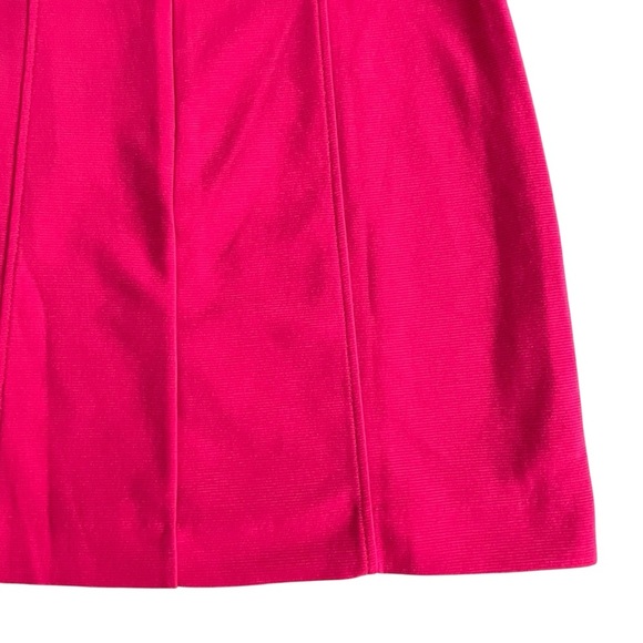 Ann Taylor Pink Mini Skirt Women’s Size 6 Lined Textured Fabric - Picture 6 of 8